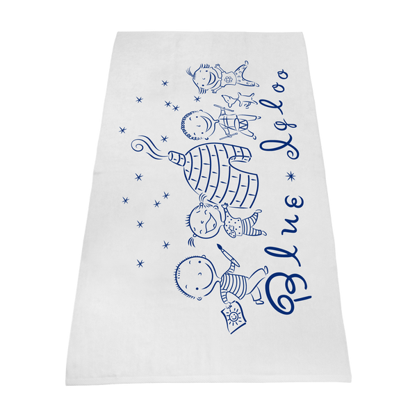 imprinted beach towels,  white beach towels, 