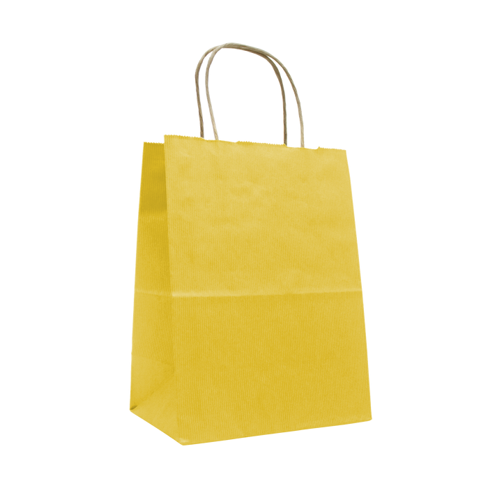 Yellow Extra Small Matte Color Kraft Bag