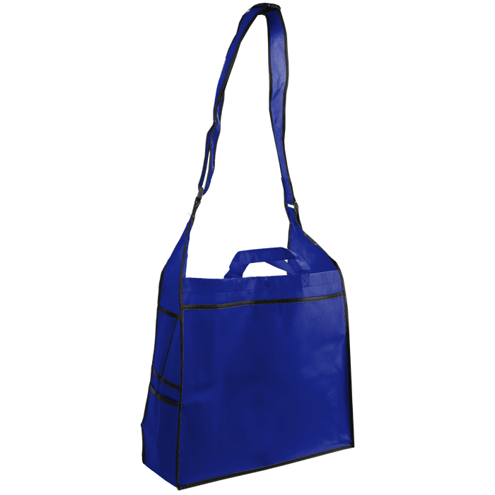 Royal Blue Messenger Tote Bag