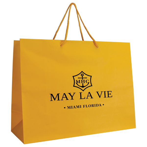 matte & glossy shoppers,  paper bags,  breast cancer awareness bags, 