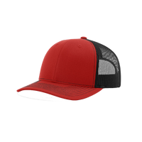 Red/Black Richardson Trucker Snapback Hat Thumb