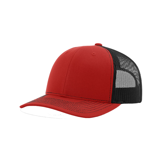 Red/Black Richardson Trucker Snapback Hat