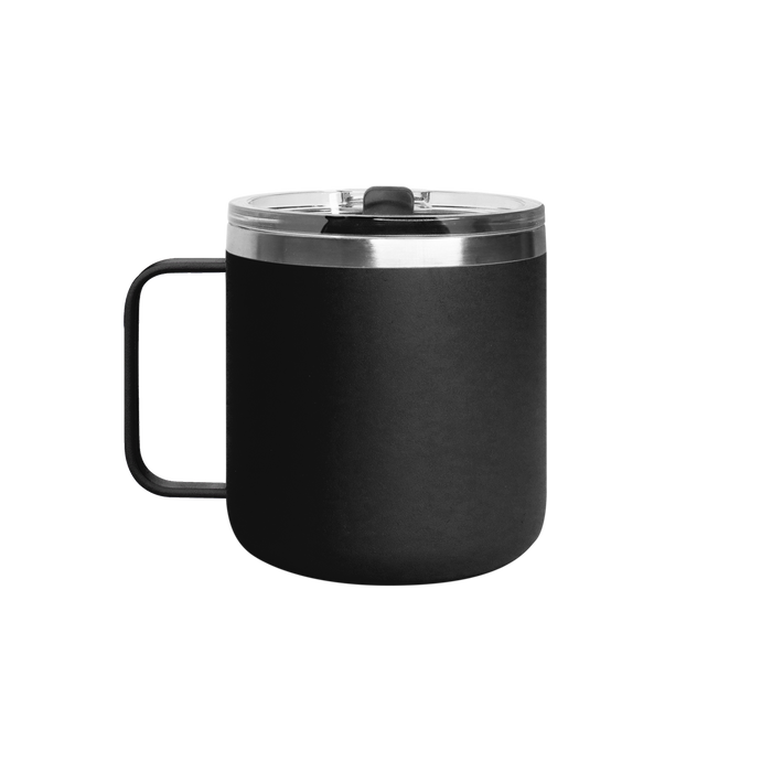 Matte Black Stainless Steel Insulated Camper Mug