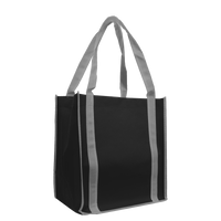 Black/Gray Two-Tone Little Storm Tote Bag Thumb