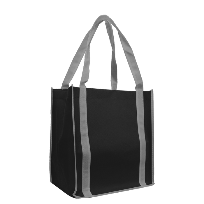 Black/Gray Two-Tone Little Storm Tote Bag