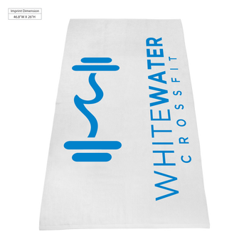 best selling towels,  embroidery,  silkscreen imprint,  white beach towels, 