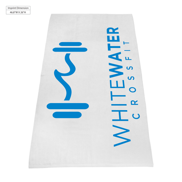 best selling towels,  embroidery,  silkscreen imprint,  white beach towels, 