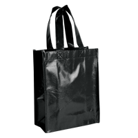 Black Laminated Fiesta Tote Thumb