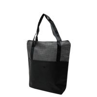 Charcoal Voyage Zip Top Tote Bag Thumb