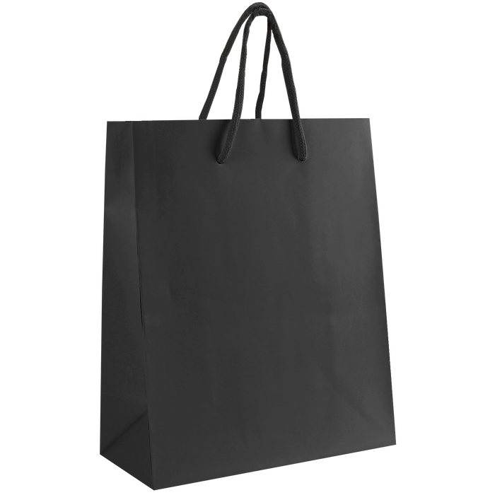 Black Small Matte Shopper Bag