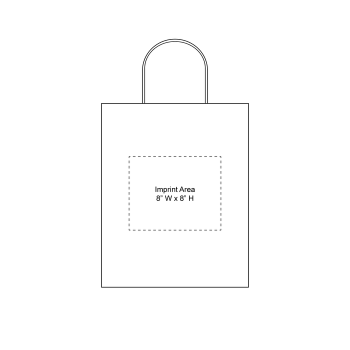  Extra Small White Paper Shopper Bag