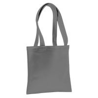 Gray Large Vegan Leather Tote Bag Thumb