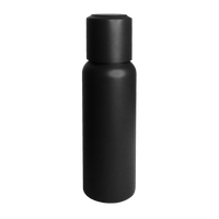 Matte Black Stainless Steel Insulated Thermos with Cup Thumb