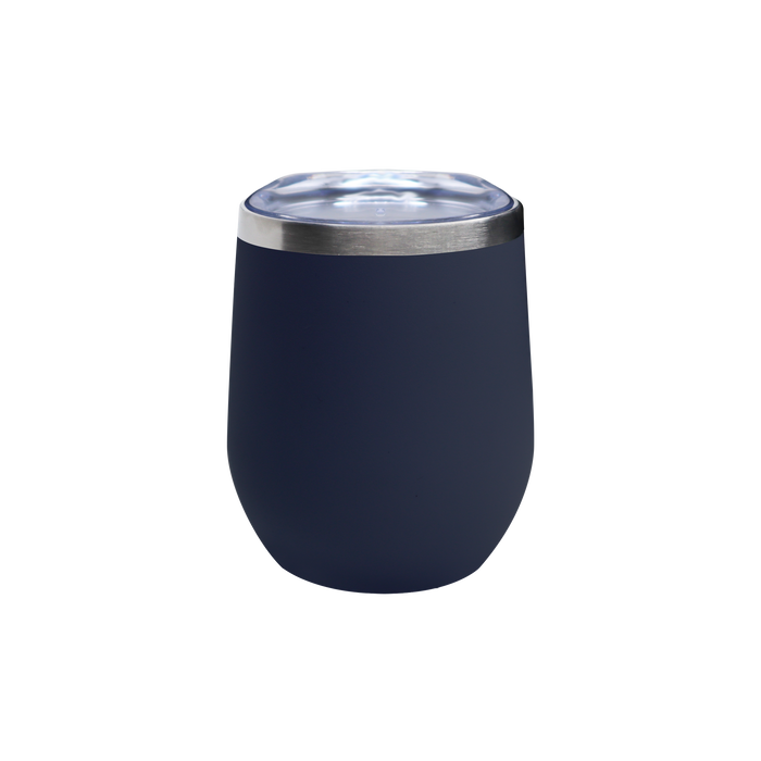 Matte Navy Vacuum Insulated Stemless Wine Tumbler