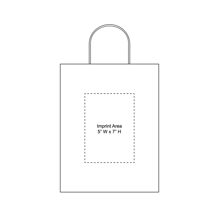  Small White Paper Shopper Bag