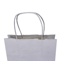  Extra Small White Paper Shopper Bag Thumb