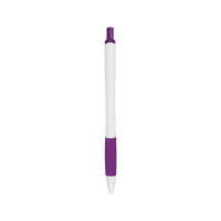 Purple with Black Ink Soft Grip Pen Thumb