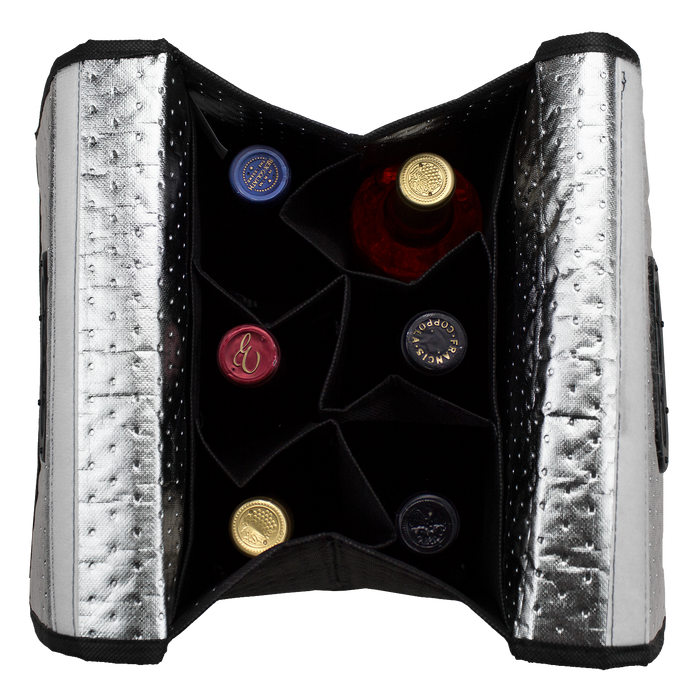  Insulated 6 Bottle Wine Bag