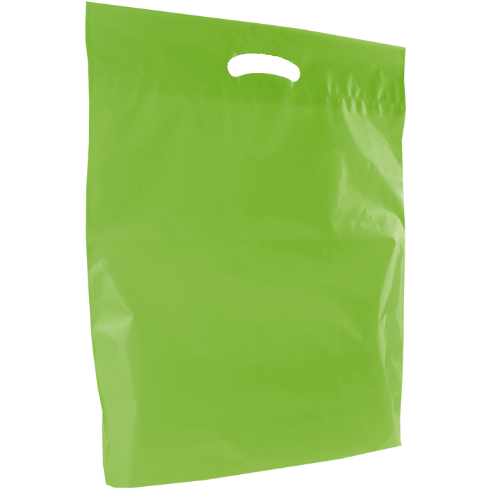 Die cut plastic discount bag