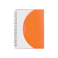 Orange Crescent Spiral Notebook Thumb