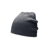 Gun Metal Slouch Knit Beanie Thumb