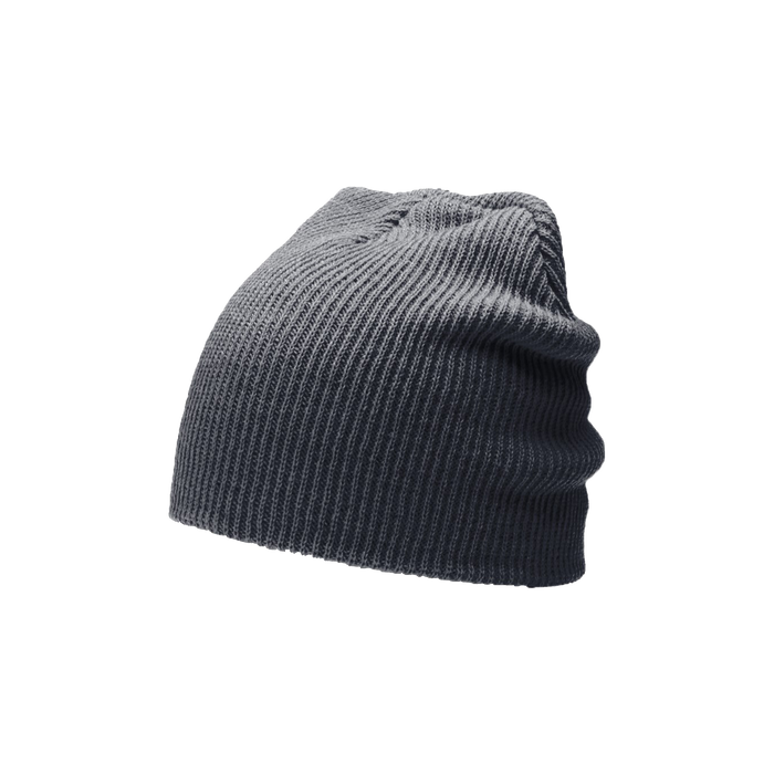 Gun Metal Slouch Knit Beanie