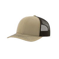 Khaki/Coffee Richardson Trucker Snapback Hat Thumb