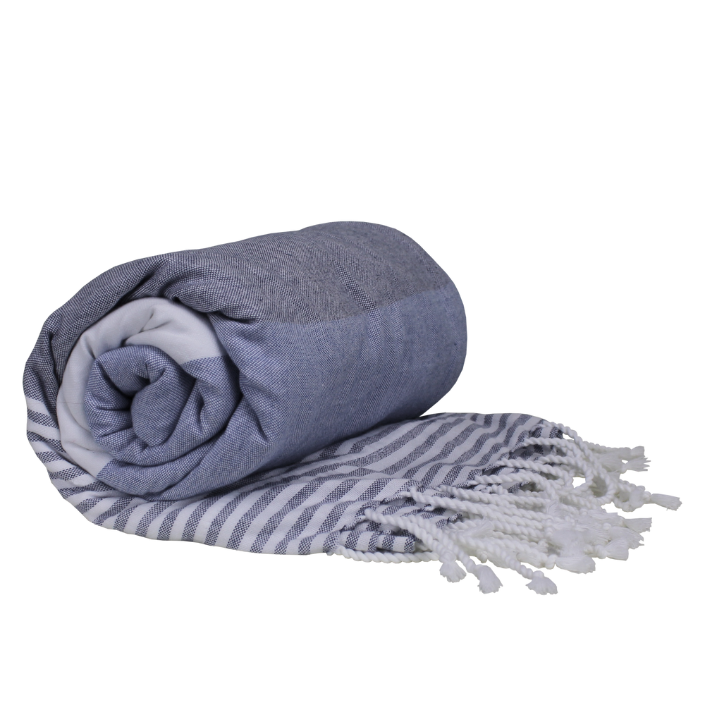 Hamptons Turkish Cotton Peshtemal Beach Towels