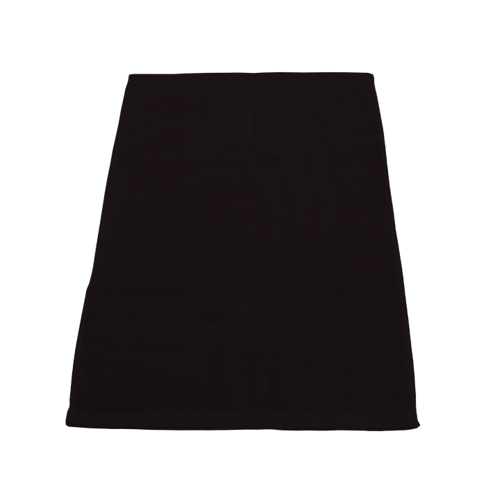 Black DISCONTINUED-Heavyweight Colored Fitness Towel