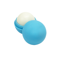 Light Blue with Vanilla Flavor Spherical Lip Balm Thumb