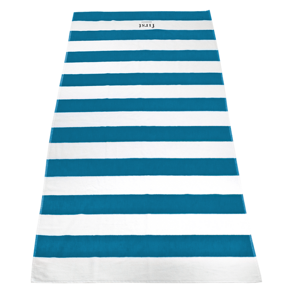 embroidered beach towels,  striped beach towels, 