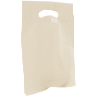 Ivory Small Recyclable Die Cut Plastic Bag Thumb