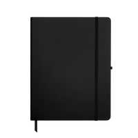 Black Large Soft Faux Leather Journal Thumb