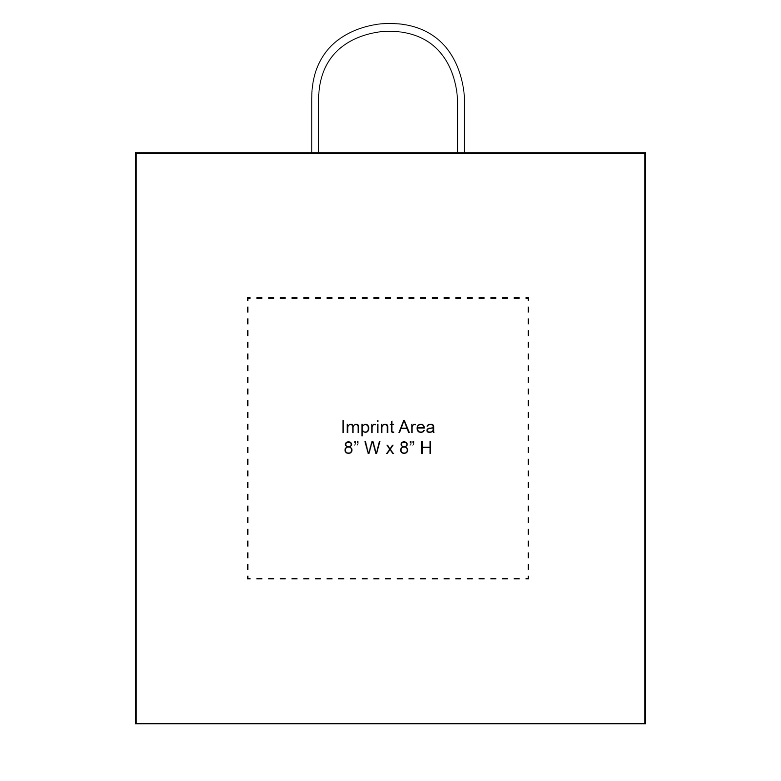 PB736 - Extra Large Giant White Matt Laminated Paper Bags