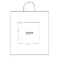  Extra Large Kraft Paper Shopper Thumb