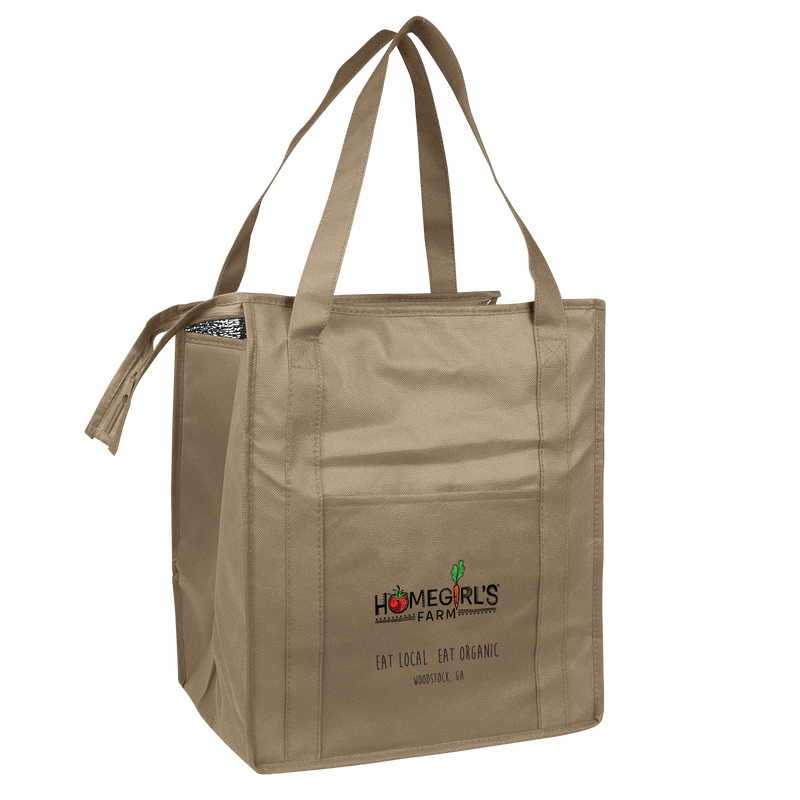 Homegirl's Farm / Insulated Cooler Tote with Pocket / Insulated Totes