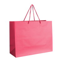 Pink Medium Matte Shopper Bag Thumb