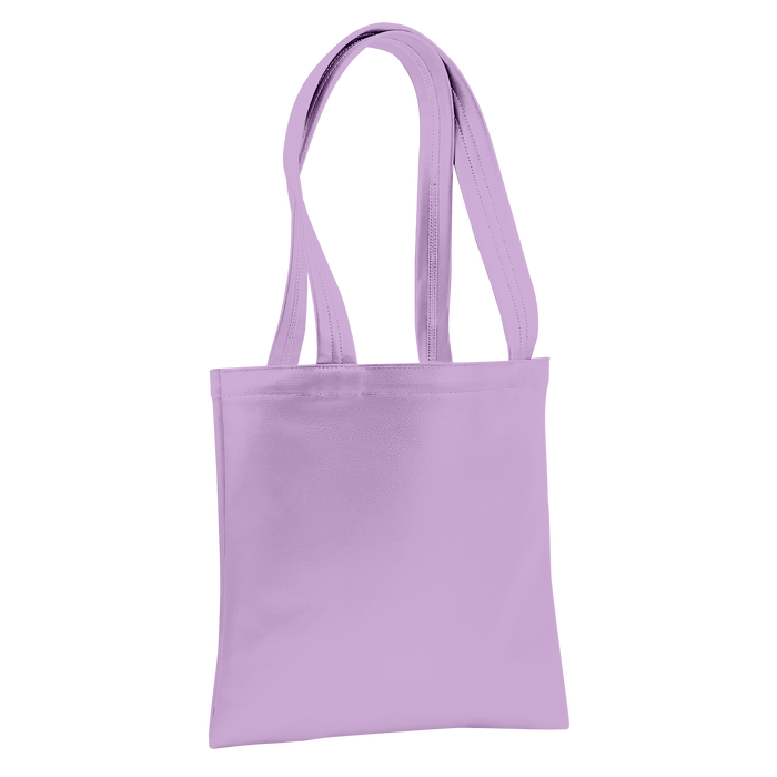 Lavender Large Vegan Leather Tote Bag