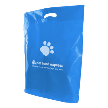 Large Recyclable Die Cut Plastic Bag