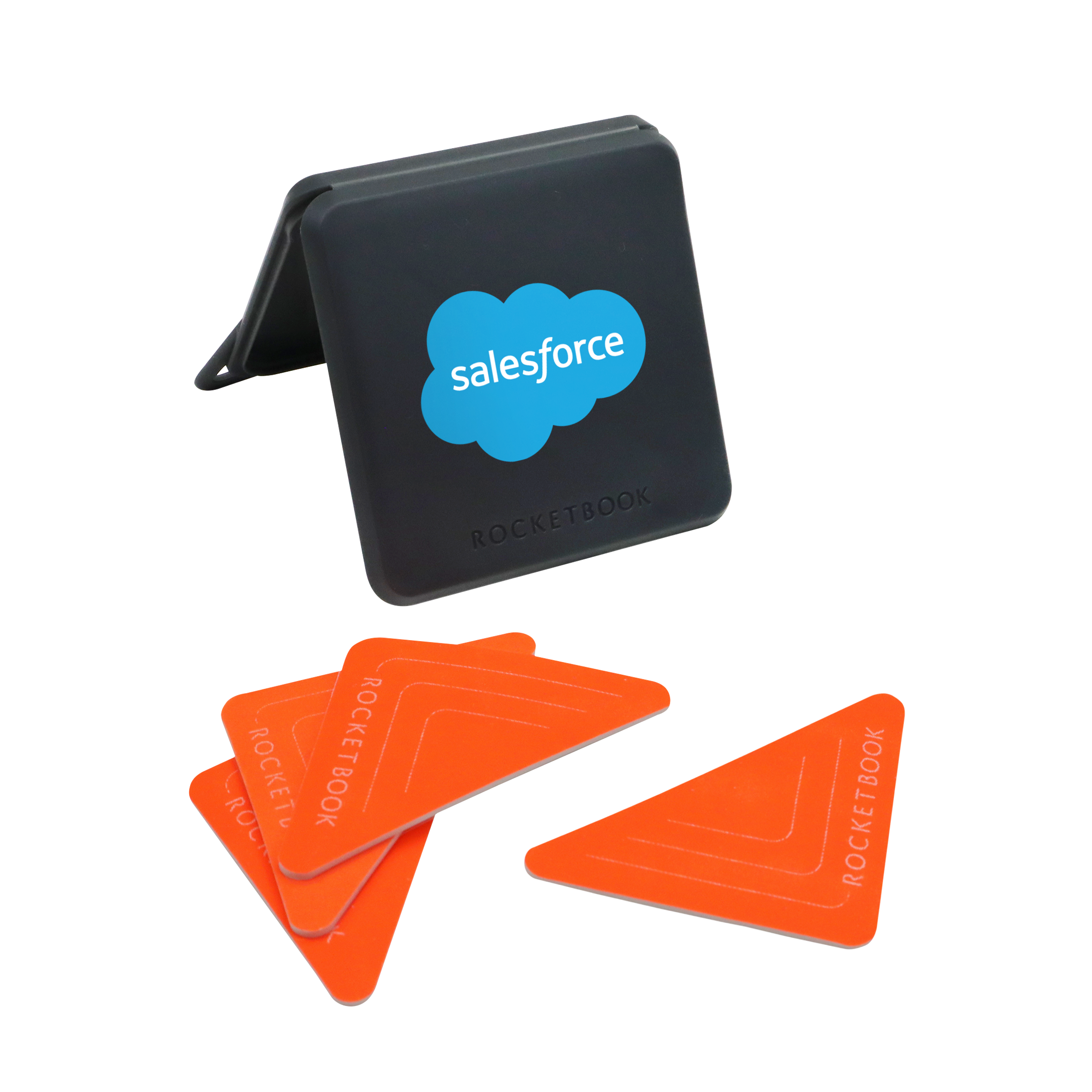 BEA-A4-K Rocketbook Beacons - Digitize Your Whiteboard - Reusable Stickers  To Upload Your Whiteboard Notes To The Cloud with Carrying Cas