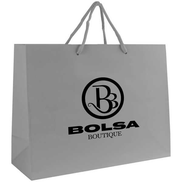 matte & glossy shoppers,  paper bags, 