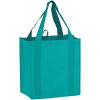 Teal Little Storm Grocery Bag Thumb