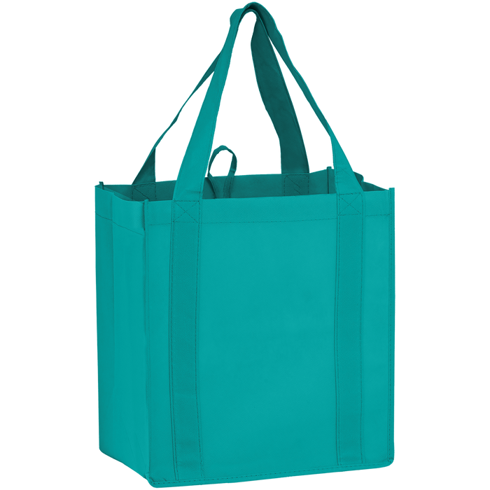 Teal Little Storm Grocery Bag