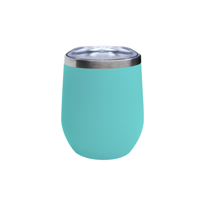 Matte Mint Vacuum Insulated Stemless Wine Tumbler