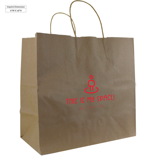 take-out bags,  paper bags, 
