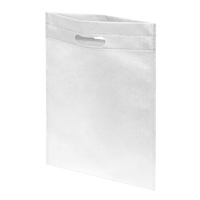 White Medium USA Made Sonic-Weld Die Cut Bag Thumb