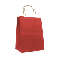 Red Extra Small Matte Color Kraft Bag Thumb