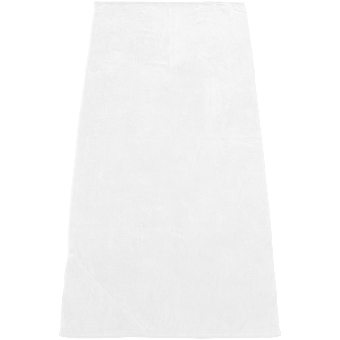 White Built-In Pocket White Beach Towel
