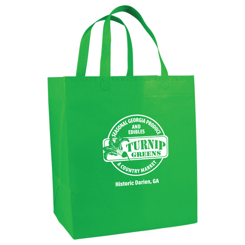 Turnip Greens / American Made Grocery Bag / Reusable Grocery Bags