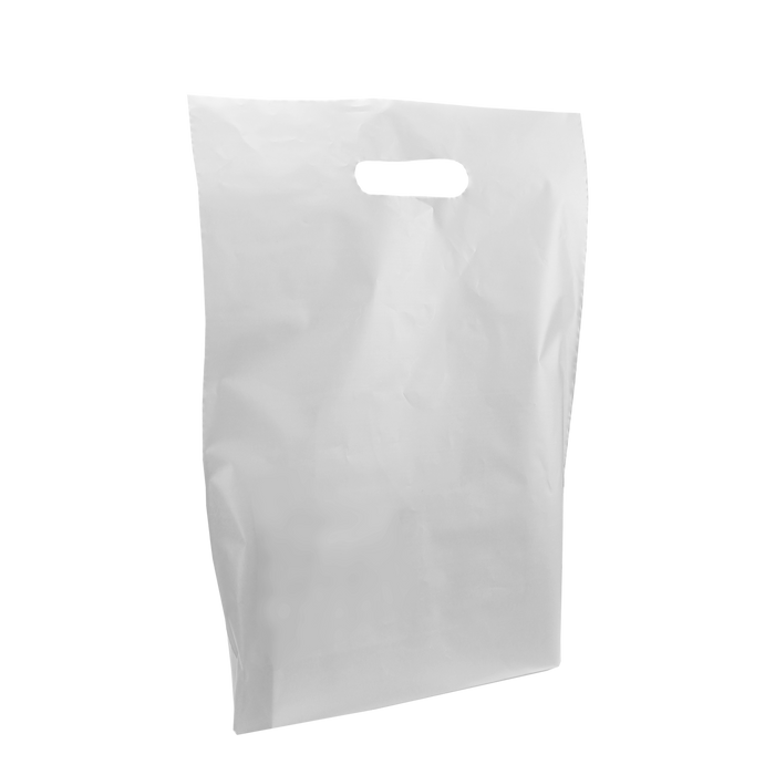 Clear Medium Frosted Die Cut Bag